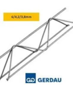 TRELIÇA REFORÇADA H8 6/4,2/4,2MM 6MT GERDAU #