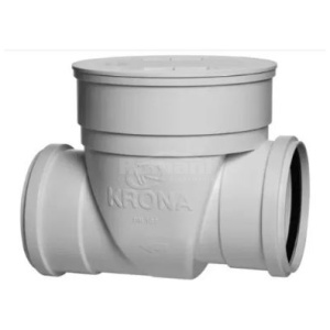 VALVULA RETENCAO ESG.100MM KRONA