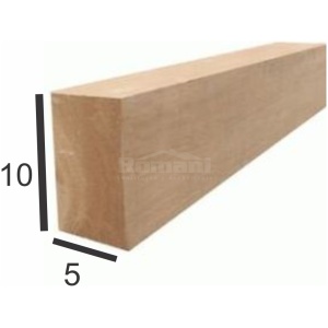 VIGA CAMBARA 5X10 APARELHADA