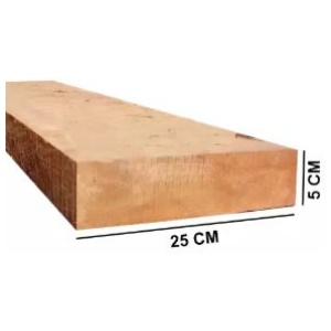 VIGA CAMBARA 5X25 BRUTA
