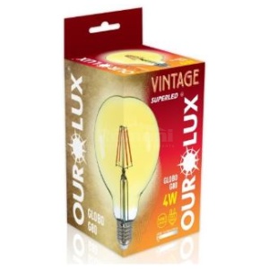 VINTAGE LED GLOBO G80 4W BIV 2400K OUROLUX 05345