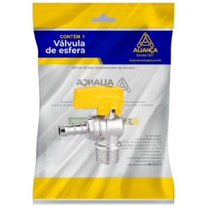VALVULA GAS ESF ANG H/C AM 1/2 NPT 550/10 ALIANÇA 087999