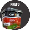 TINTA ACRILICA FOSCA PISOS E QUADRAS PREMIUM 3,6L PRETO GRAFFTEX-