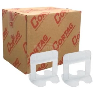 ESPACADOR NIVELADOR 2,0 MM SMART C/ 500 PCS CORTAG 62412