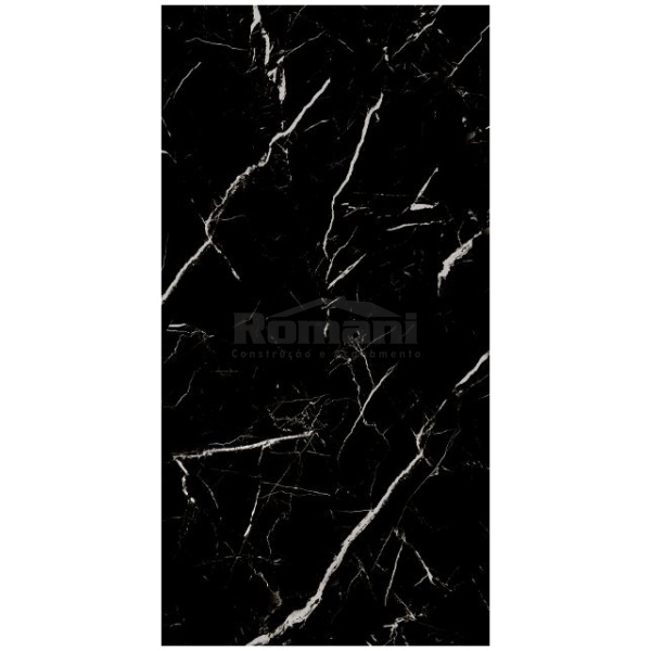 PISO MAXI NEGRO ACETINADO 62X120 CERAL 2,98MT