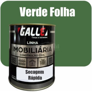 ESMALTE SINTETICO SECAGEM RAPIDA BRILHANTE 0,9L VERDE FOLHA GALLE