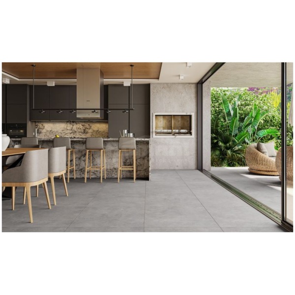 PORC. BROADWAY DARK GREY NATURAL EXT RT 81X81 GAUDI (1,98)