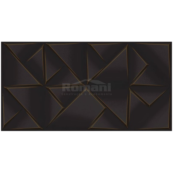 REVESTIMENTO 939012 ISTAMBUL BLACK 39X75 INCOPISOS 2,06MT