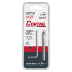 BROCA PILOTO O1/4" P/ SERRA COPO PORCELANATO CORTAG 61698