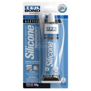 COLA SILICONE 50G TRANSPARENTE ACETICO TEKBOND