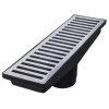 GRELHA ALUMINIO ESCOVADA CAIXA COLETORA 20X50 PRIME ALUMINIO