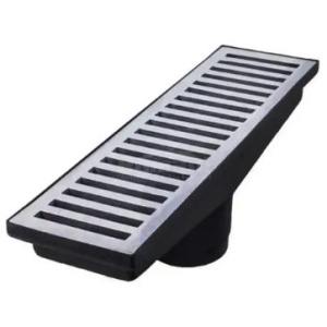 GRELHA ALUMINIO ESCOVADA CAIXA COLETORA 20X50 PRIME ALUMINIO