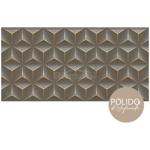 PISO GRAN DIAMANTE BLACK RT POLIDO 60X120 C/2,16MT
