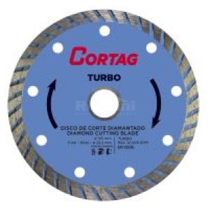 DISCO DE CORTE DIAMANTADO TURBO 110 MM CORTAG 60599