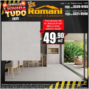 PORC MOCCA GREY NATURAL RET. 81X81 GAUDI (2,64)*