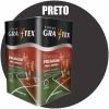 TINTA ACRILICA FOSCA PISOS E QUADRAS PREMIUM 18L PRETO GRAFFTEX-