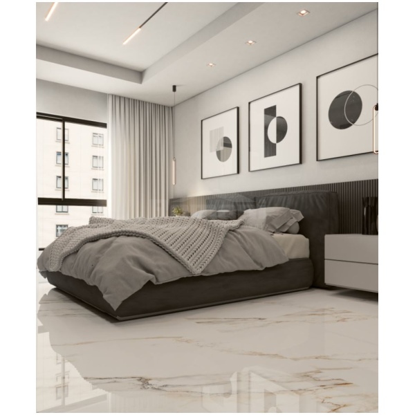 PORCELANATO POLIDO DHARMA ORO 120X120 DELTA NOVA (2,88)
