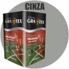 TINTA ACRILICA FOSCA PISOS E QUADRAS PREMIUM 18L CINZA GRAFFTEX-