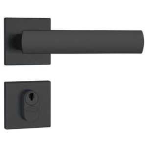 FECHADURA ROSETA QUAD PRETO FOSCO (35) 803/35 EXTERNA STAM 41758