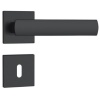 FECHADURA ROSETA QUAD PRETO FOSCO (35) 813/35 INTERNA STAM 41759
