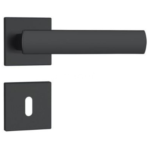 FECHADURA ROSETA QUAD PRETO FOSCO (35) 813/35 INTERNA STAM 41759