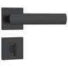 FECHADURA ROSETA QUAD PRETO FOSCO (35) 833/35 BANHEIRO STAM 41760