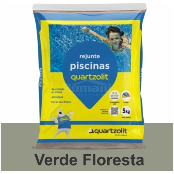 REJUNTE PISCINA FLEX 5KG VERDE FLORESTA QUARTZOLIT