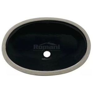 CUBA DE EMBUTIR OVAL 40x30 PRETO ICASA IL6512