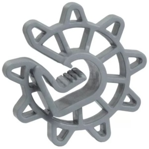 ESPACADOR CIRCULAR COLUNA 3CM ROSETA PVC