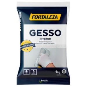 GESSO EM PÓ SECAGEM RAPIDA 1KG FORTALEZA