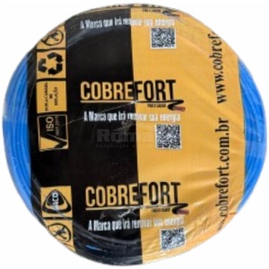 CABO FLEXIVEL 750V COBREFORT ROLO 100M 6,0MM AZUL