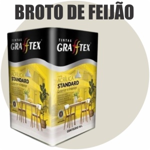 TINTA ACRILICA FOSCA STANDARD INT/EXT 18L BROTO DE FEIJAO GRAFFTEX
