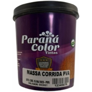 MASSA CORRIDA PVA INTERIOR 0,9L (900ML) PARANA COLORS