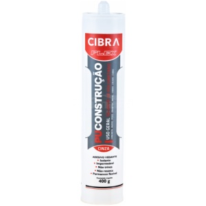 SELANTE PUCONSTRUCAO (30-35) CINZA CIBRA FLEX 400G