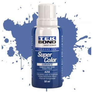 CORANTE LIQUIDO SUPER COLOR 50ML AZUL TEKBOND