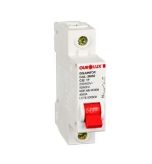DISJUNTOR DIN UNIP 1X32A (C) OUROLUX 26050