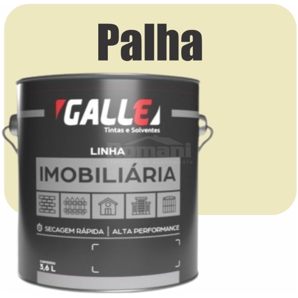 ESMALTE SINTETICO SECAGEM RAPIDA BRILHANTE 3,6L PALHA GALLE