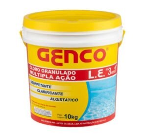GENCO CLORO GRANULADO 10KG MULTIPLA ACAO 3 EM 1