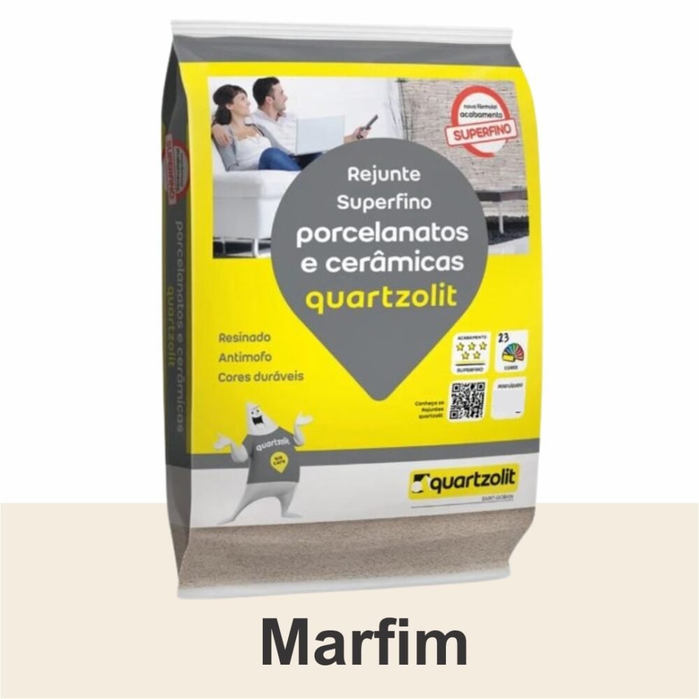 REJUNTE PORCELANATO FLEX 1KG MARFIM QUARTZOLIT