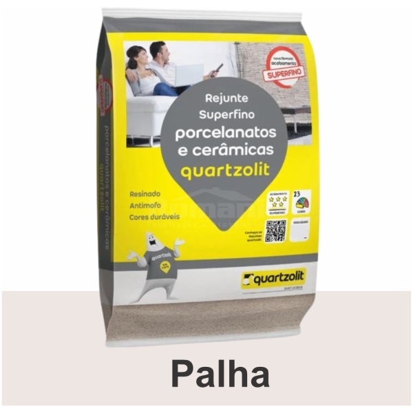 REJUNTE PORCELANATO FLEX 1KG PALHA QUARTZOLIT