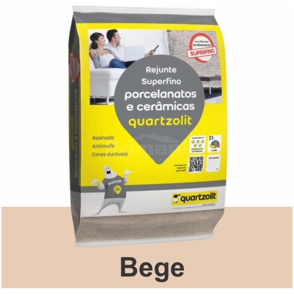 REJUNTE PORCELANATO FLEX 5KG BEGE QUARTZOLIT