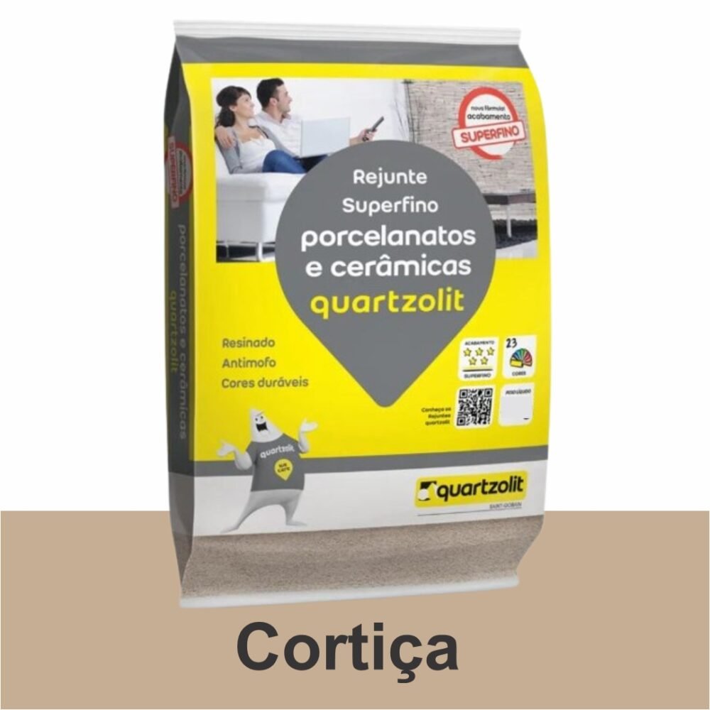 REJUNTE PORCELANATO FLEX 5KG CORTIÇA QUARTZOLIT