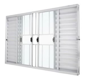 VENEZIANA ALUM 6F BR 120X100-8 C/G C/V CRV P3322 CLASSIC 3322