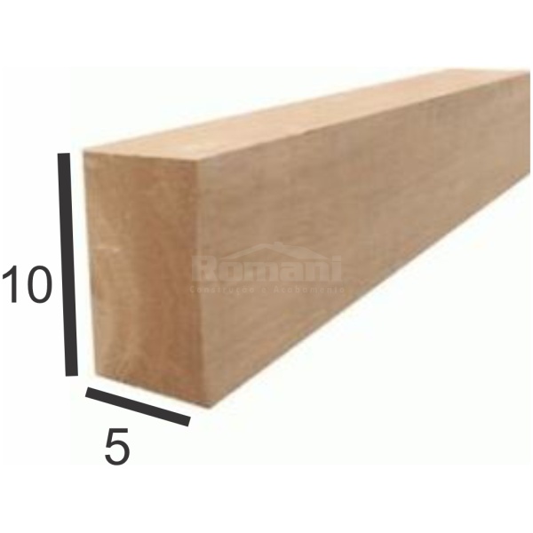 VIGA CAMBARA 5X10 APARELHADA