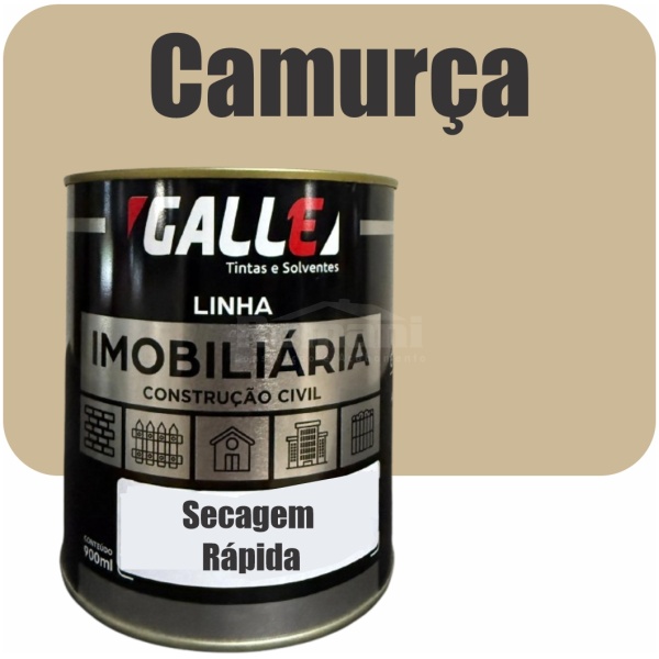 ESMALTE SINTETICO SECAGEM RAPIDA BRILHANTE 0,9L CAMURÇA GALLE