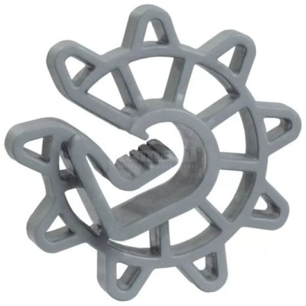 ESPACADOR CIRCULAR COLUNA 3CM ROSETA PVC