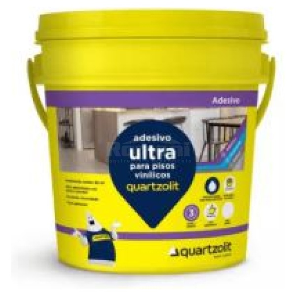COLA ADESIVO PARA PISOS VINILICOS ULTRA BRANCO 3,6L QUARTZOLIT