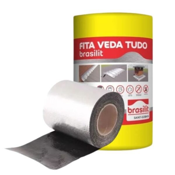 FITA VEDA TUDO MULTIUSO ALUMINIO 20CM X 10M BRASILIT
