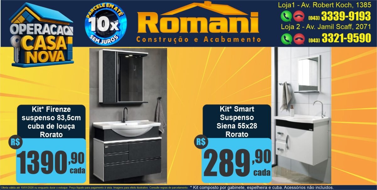GR_KIT GABINETE FIRENZE SUSPENSO 83,5CM CUBA DE LOUÇA RORATO OFERTA PROMOCAO PREMIUM LUXO + KIT SIENA