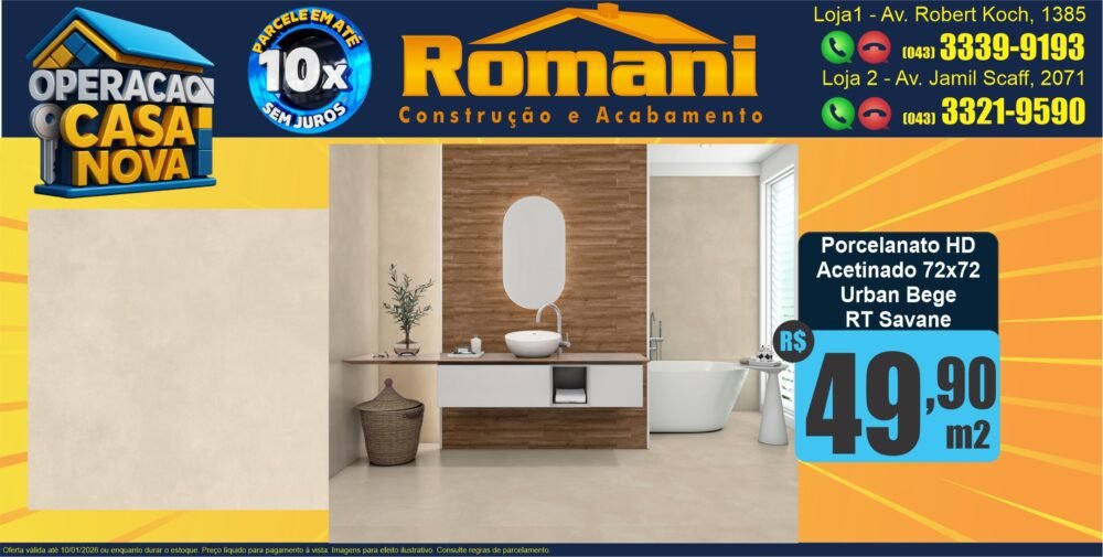 GR_PORCELANATO ACETINADO HD RETIFICADO URBAN BEGE 72X72 SAVANE